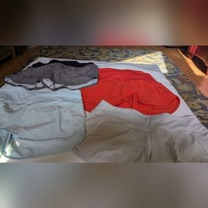 Four Pair Of Lululemon running Shorts.